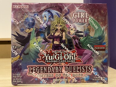 Yu-Gi-Oh Legendary Duelists Sisters Of The Rose 1st edition 36 Pack Booster  Box