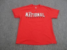 Washington Nationals Shirt Mens Extra Large Red AJ Cole MLB Baseball Majestic