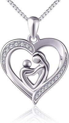 【TATIANA】(Silver925) Gift Heart Pendant Necklace MUSINSA | TATIANA (Silver 925) Chocolate Heart Star Dangle