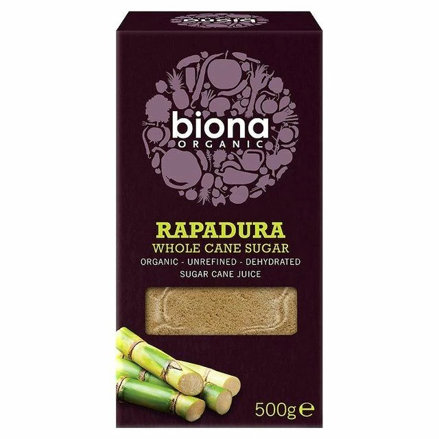 Biona Organic Rapadura Whole Cane Sugar - 500g