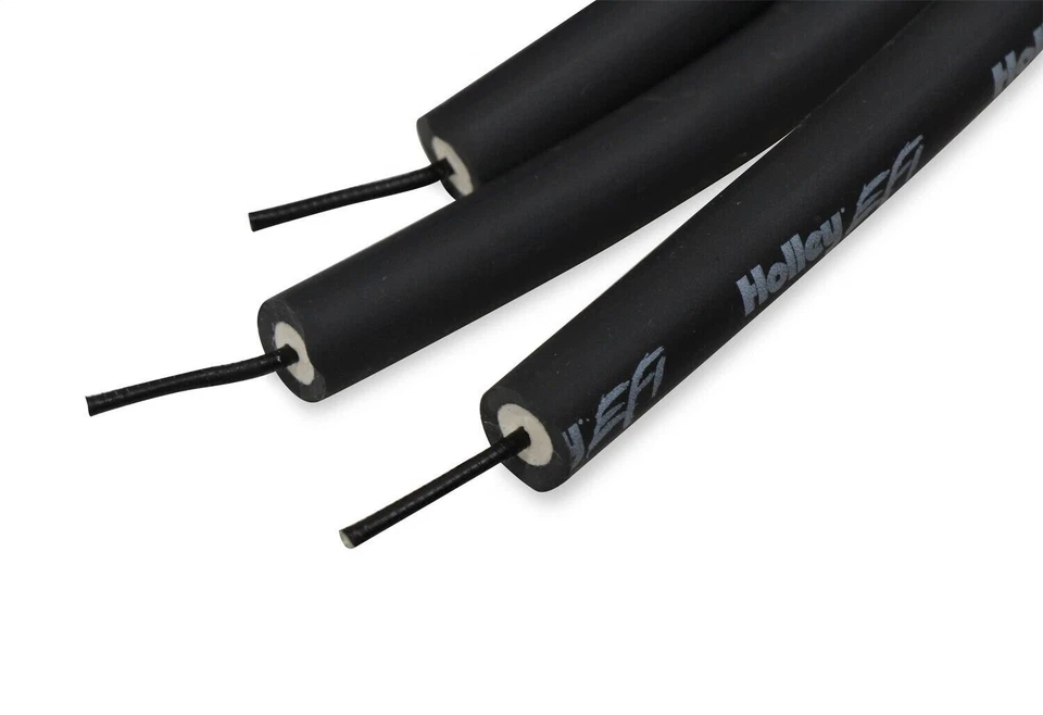 Juego de cables de bujías HOLLEY Univ para GM LS corte a medida - negro Foto 3 de 3