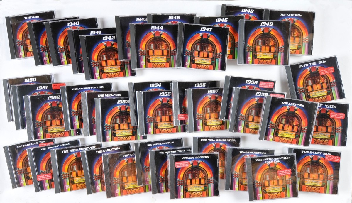 Time Life Your Hit Parade CDs Set of 40 OOP 17 Sealed Lot 40s 50s