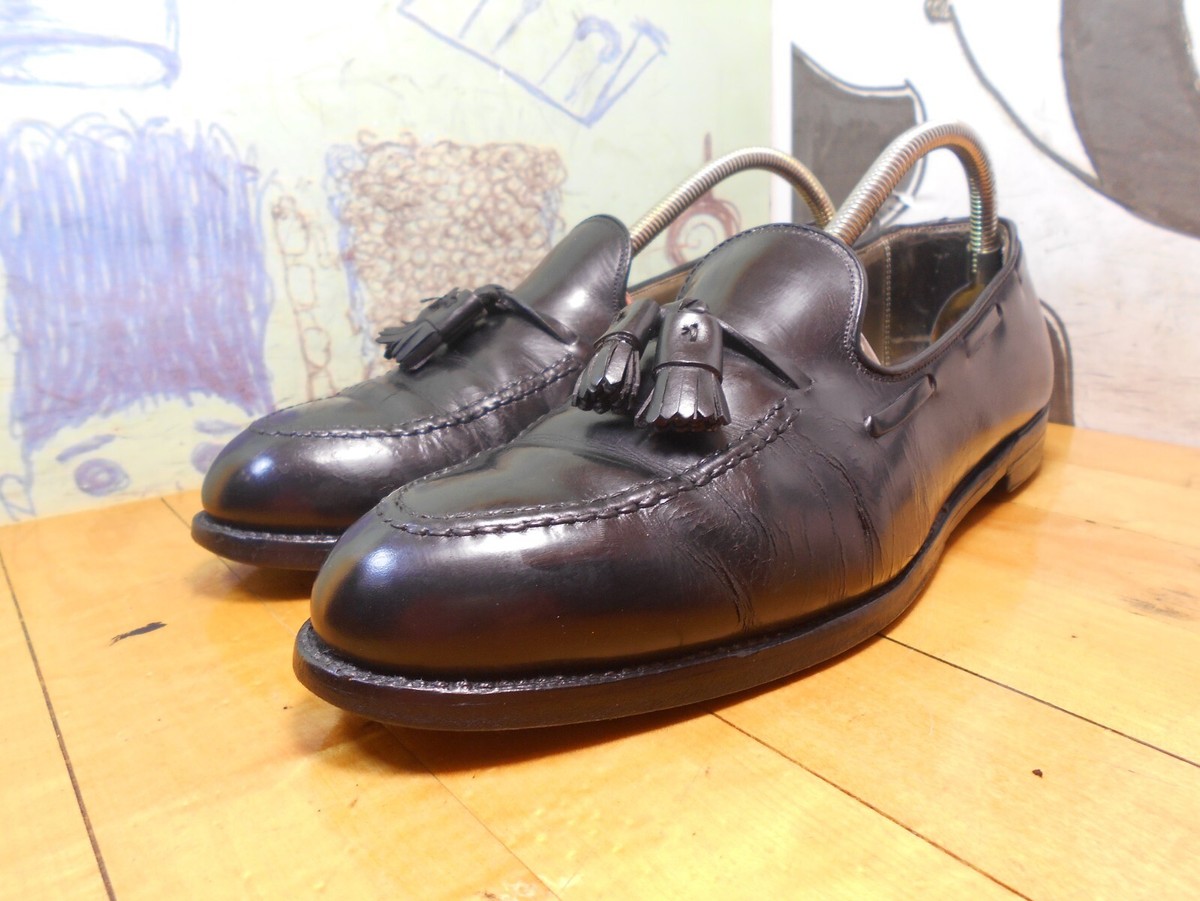 Alden Black Leather Tassel Loafers Men's 12 AA/B #660 | eBay Alden Black Leather Tassel Loafers Men's 12 AA/B #660 | eBay