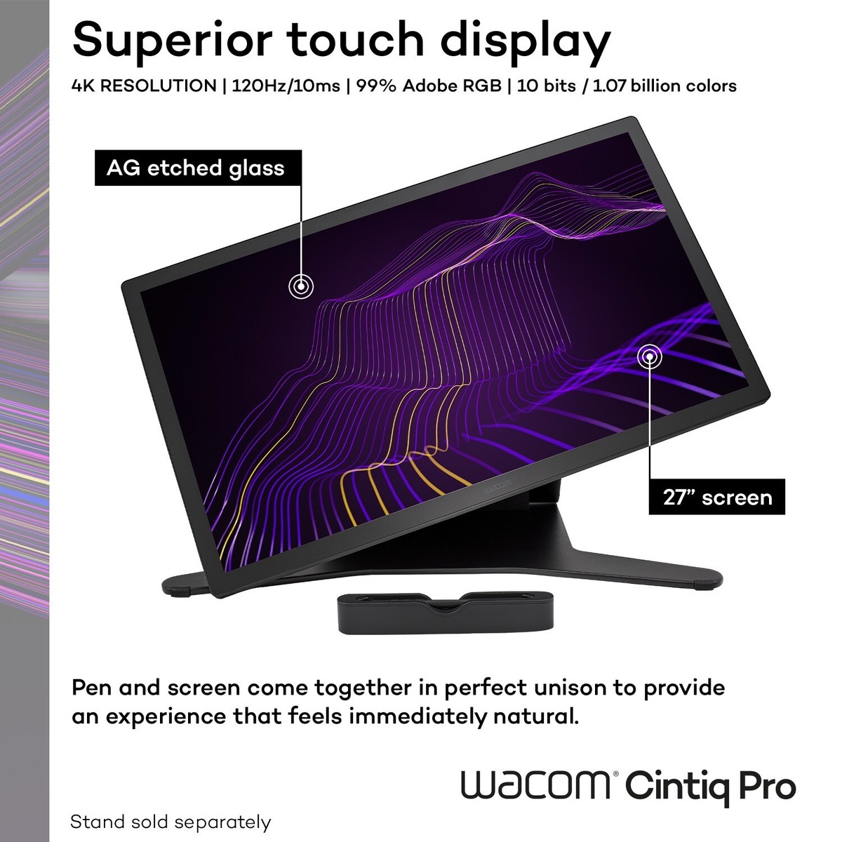 Wacom Cintiq Pro 27　オプション付き Wacom Cintiq Pro 27 Flexarm Bundle