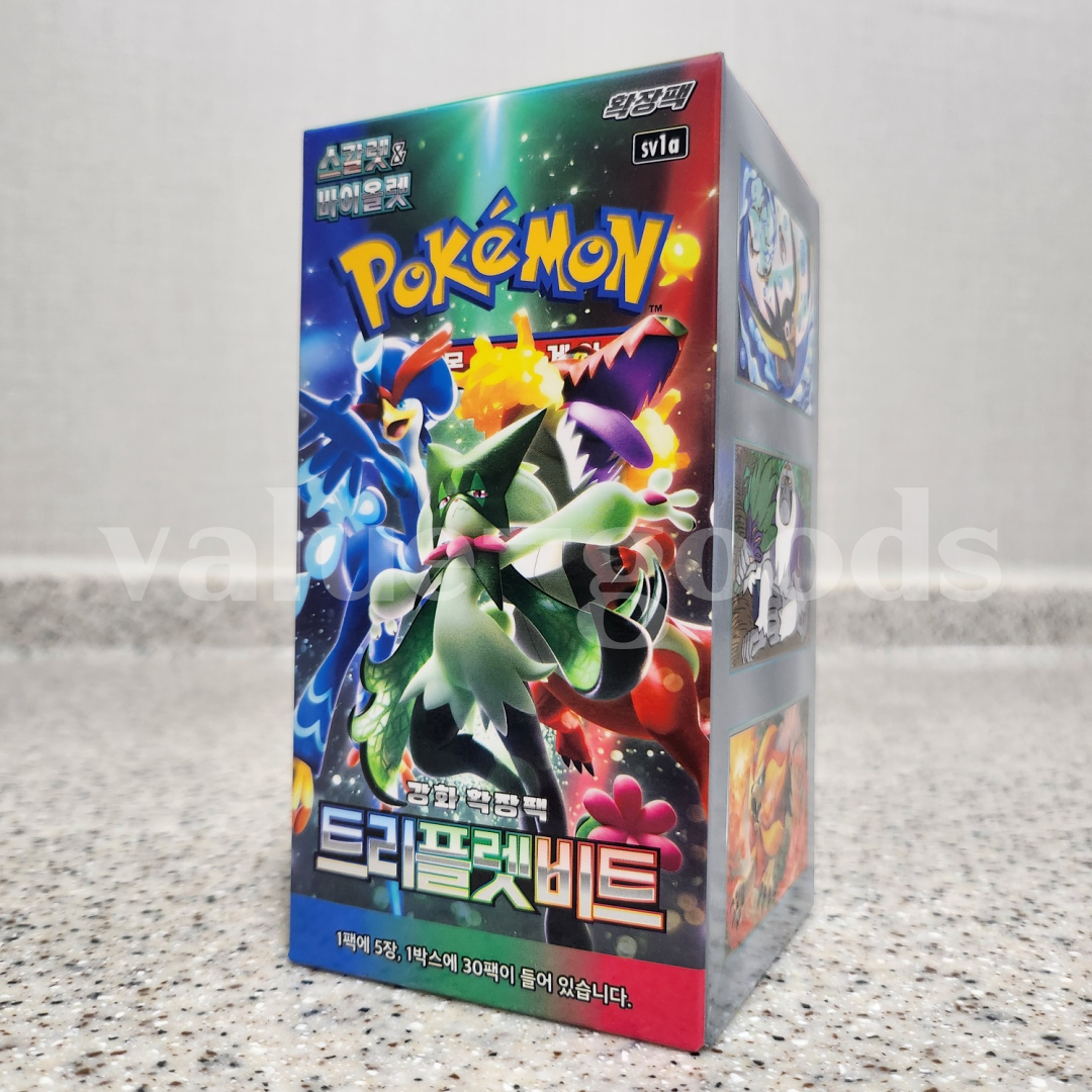 Pokemon Card Scarlet&Violet Triplet Beat Booster Box sv1a Korean