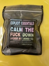 Explicit Essentials Calm Down Shower Melts Fizz fizzer Bath Bomb Lavender Mint