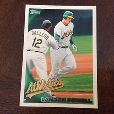 2010 Topps #588 Landon Powell Oakland Athletics