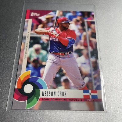 2023 Topps WBC World Baseball Global Stars Nelson Cruz #13 - QTY (CL1)