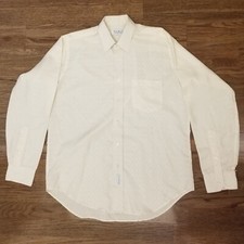 Nicola Mancini Roma Florentine Men's Dress Shirt Button Up Collar Vintage L/XL