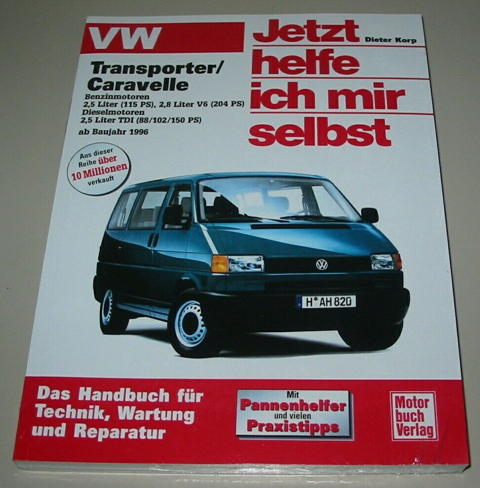 Reparaturanleitung VW Transporter Caravelle T4 Benzin Diesel TDI ab 1996 Buch!