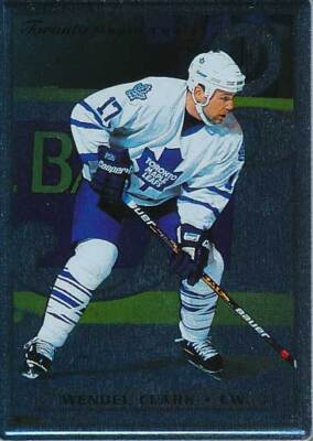 1996-97 Leaf Preferred STEEL #48 WENDEL CLARK - Toronto Maple Leafs