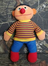Vtg Knickerbocker Sesame Street Ernie Plush Stuffed Animal Doll SB