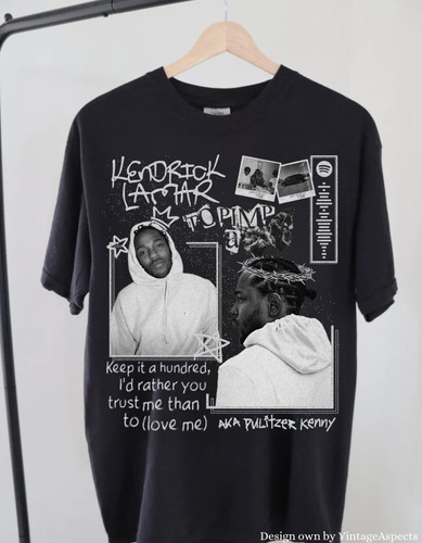 SALE New Kendrick Lamar hip hop rapper Gift For Fans Unisex S-5XL Shirt ...