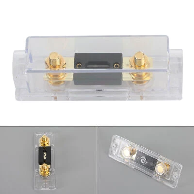 Portafusibili Audio per Auto 0 4 8 10 Calibro con Blocco Fusibili ANL 250 Amp H7 - Bild 1 von 4