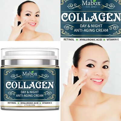 Crème Visage MYTEX-SHOP Collagène & Or 24K Anti-âge 100g - Neuf, Hydratant Et Anti-rides
