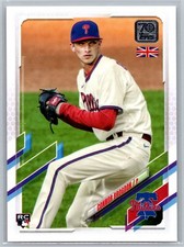Connor Brogdon 2021 Topps UK Edition BASEBALL #163 Philadelphia Phillies RC