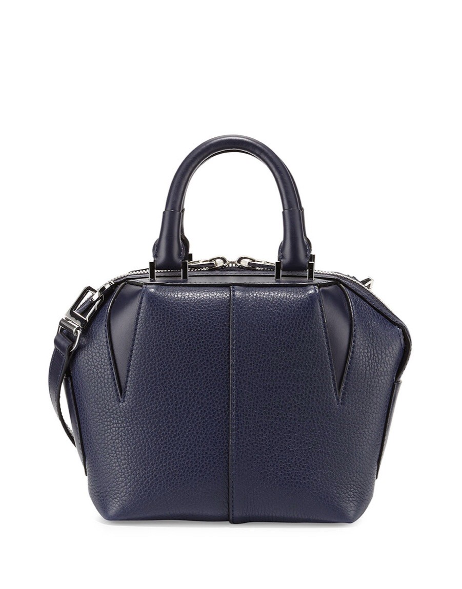 NWT Alexander Wang Navy Mini Emile Nickel Hardware | eBay