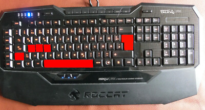 Einzelne Taste Ersatztaste    Roccat Isku FX      Ersatz  Keycaps Tastenkappe
