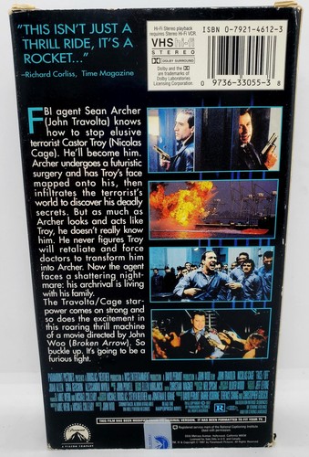 Vintage LOT of 6 (VHS) Sudden Death Con-Air Saint Heat Face/Off Spider-Man! π¬ - Picture 7 of 24