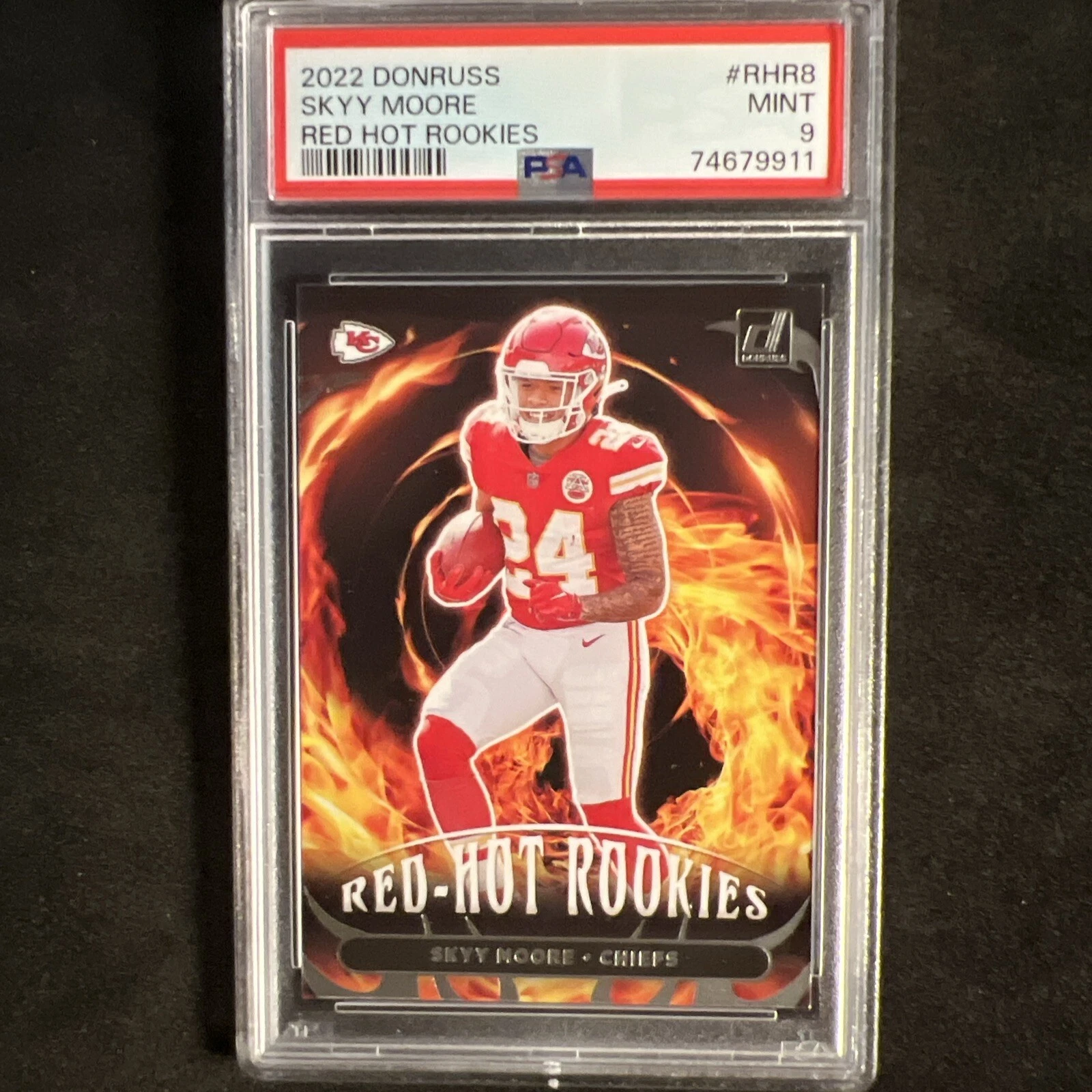 Skyy Moore Panini Donruss Red Hot Rookies #RHR8 Base