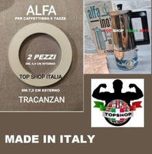 2 PEZZI GUARNIZIONE 6 TAZZE CAFFETTIERA ALFA TRACANZAN DM.7,2  COMPATIBILE 