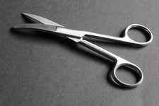 OP Schere Verbandschere 14 cm gebogen silber Edelstahl