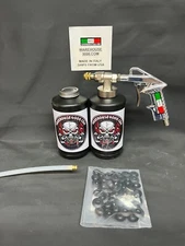 Fluid Film Pro Undercoating Gun with 2 empty Bottles & 360 Pro Wand Made Italy
