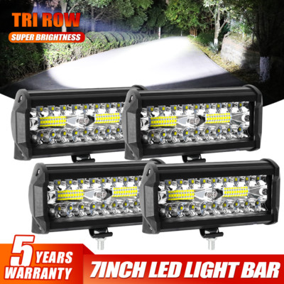 4PCS LED 1600W Arbeitsscheinwerfer KFZ 12V Auto Flutlicht Traktor Scheinwerfer