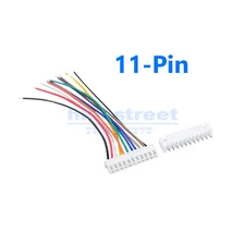 JST XH2.54mm 11-Pin 10/20/30cm Wire Cable Connector Male Female Plug Socket
