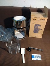 LEOPOLD Vienna Classic Hand Ice Crusher Eiszerkleiner chrom in OVP