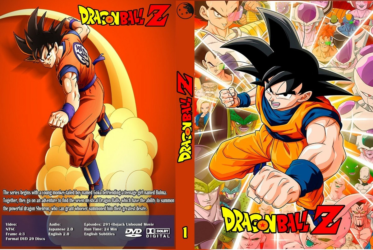 ANIME, DRAGON BALL Z, Episodes 1-291+1, English Dubbed, 29 DVD