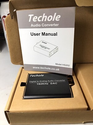 Techole Digital to Analog Audio Converter Model HS202 #758 | eBay