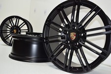 20 Porsche 981 Cayman Boxster Spyder Satin Black Factory Oem Wheels Rims 20 Porsche 981 Cayman Boxster Spyder Satin Black Factory Oem Wheels Rims
