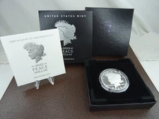 2023-S Peace Silver Dollar $1 US Mint Proof Coin BU .999 Box & COA