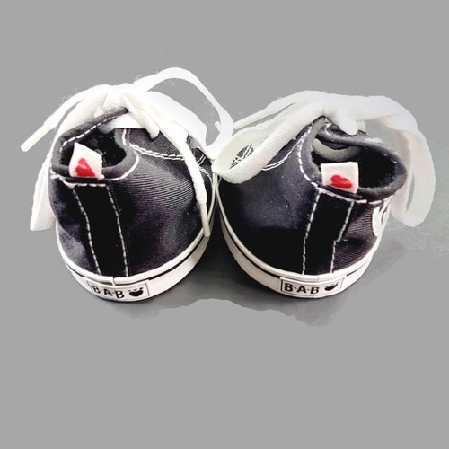 Build A Bear Tennis Shoes Sneakers and Baseball Cap Hat White Black Accessories - Picture 9 of 12