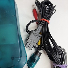 Nintendo 64 N64 Funtastic Ice Blue Console W/ Matching OEM Controller