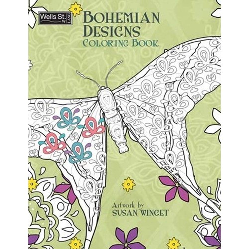 Wells Street by Lang Bohemian Designs Adult Coloring Book by Susan Winget, 7...