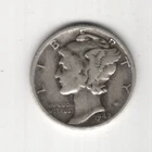 1942 D MERCURY DIME 10¢ 90% SILVER DENVER MINT 10 CENTS UNITED STATES OF AMERICA