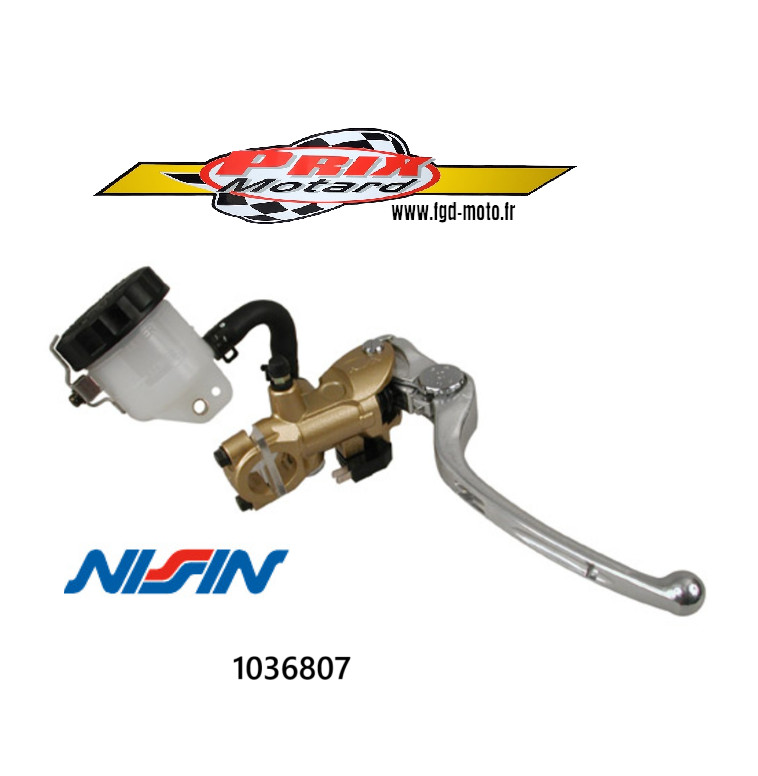 Maître-cylindre radial Nissin 19mm pour éliminer le levier de frein moto spongieux