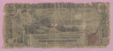 1896 $1 Silver Certificate, Educational Note, One Dollar,True Auction,No Reserve