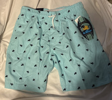 Sunsations Boys Swimsuit Youth Size XLarge w/pockets Turtles