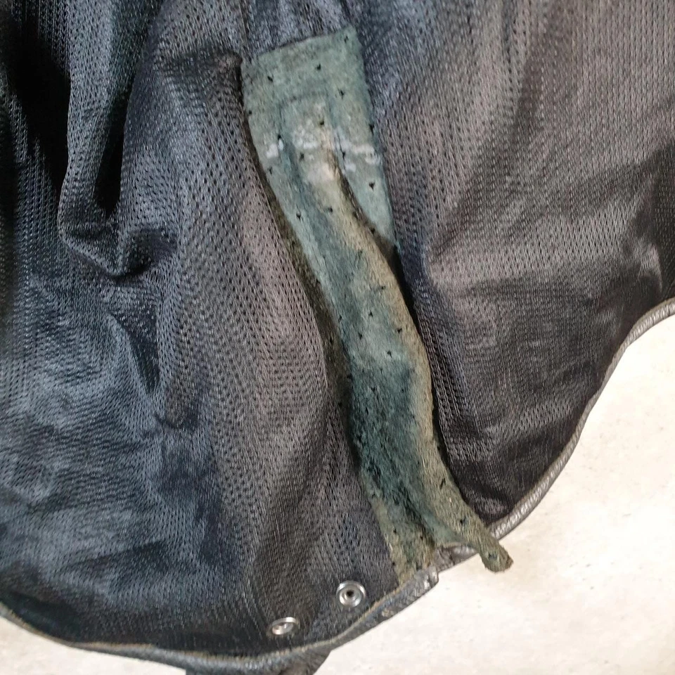 Vintage Icon Motorhead Armoured Motorbike Leather Biker Jacket Mens XL Black - Image 4 of 4