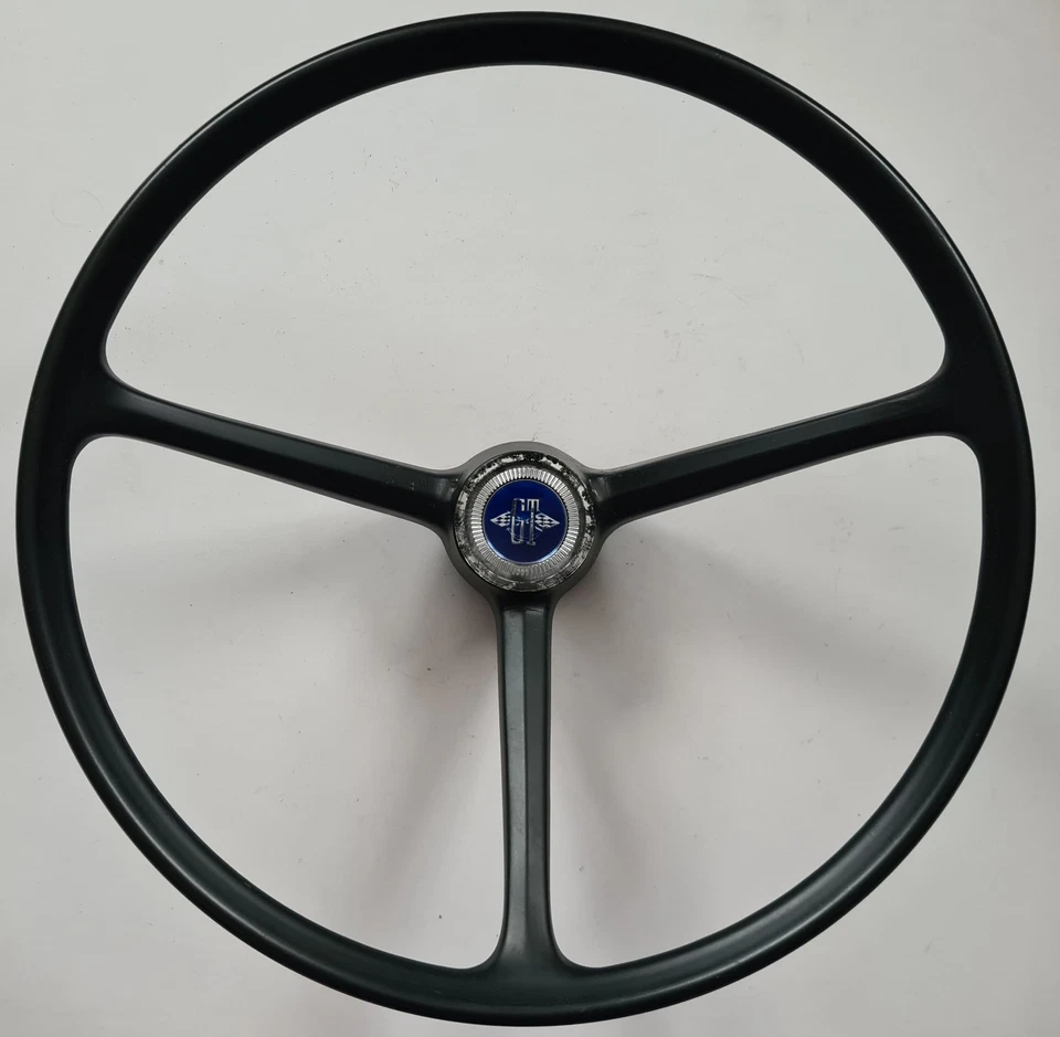 Volante clásico original Ford Escort MK1 1300 GT doble cámara súper 3 radios - Imagen 2 de 4