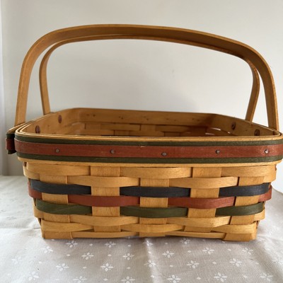 Longaberger 1997 Woven Traditions Cake Basket Vintage. 9.5x4