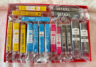 Canon Compatible Inkjet Cartridges Bundle (580 & 581)