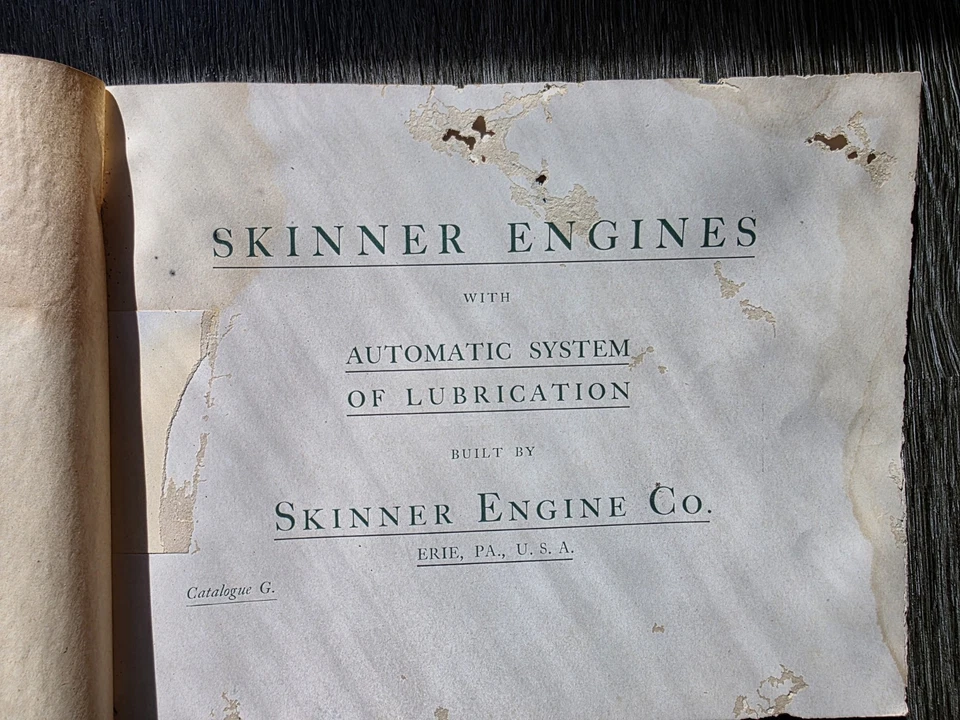 1902 Skinner Engine Co. Catalog Brochure - Erie, Pa - Image 2 of 4