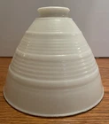 Vintage White Milk Glass 5.5” Torchiere Lamp Light Shade 8” dia / 2 1/8” Fitter