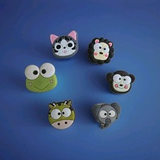 Croc Charms "Animals" Set Of 6