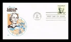 US COVER LILLIAN M GILBRETH GREAT AMERICANS FDC COVER CRAFT CACHET INSERT