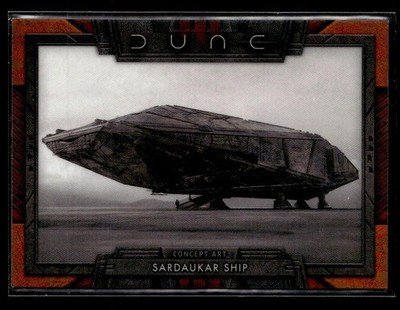 2024 Topps Chrome Dune #AOD-20 Sardaukar Ship Art of Dune card